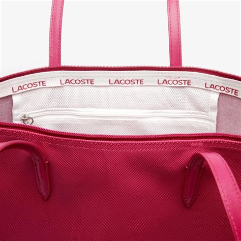 bolsa lacoste rosa